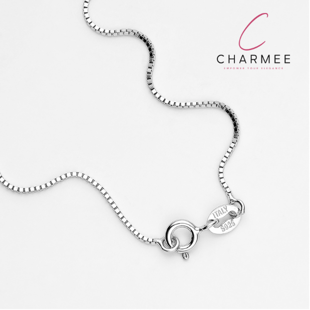 1 Karaat Moissanite zilveren hanger